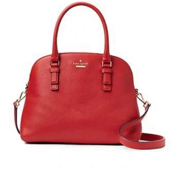 Kate Spade Cameron Street Lottie New | Mercari Kate Spade Lottie Red Satchel display picture 1
